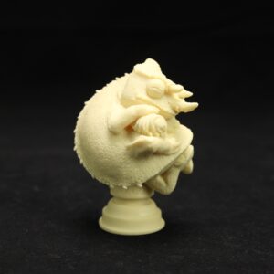 [現貨供應] Jie 動物系列 傑克森變色龍 白模 未上色套件