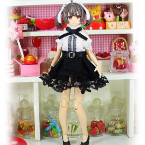 [預購商品](HoneySnow)1/12DOLL【地雷系ワンピ】 ホワイト(白)